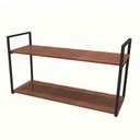 Ver imagem 1 de Prateleiras Nicho Estilo Industrial com Suporte 35 X 25 Cm - Prateleira 40 Cm
