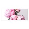 Quadro De Peonias Rosas 160X65 - 1