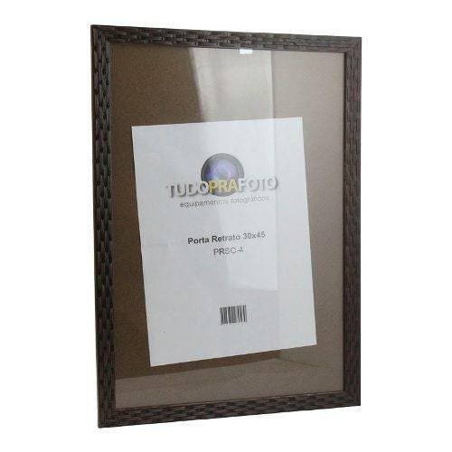 Quadro para Fotos de Madeira Palha 30x45 - Tabaco - 3