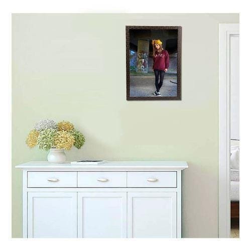 Quadro para Fotos de Madeira Palha 30x45 - Tabaco - 2