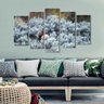 Quadro Decorativo Paisagem Cervo 5 Peças Para Sala M8 - 2