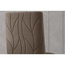 Ver imagem 7 de Kit 6 Cadeiras Sala Jantar Eloá 6 Un Nature/suede Light Marrom Amêndoa - Henn