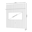 Ver imagem 4 de Painel Decorativo 245cm Hirta Frisado Mdp até 75 Cinamomo/offwhite G97 - Gran Belo