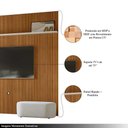 Ver imagem 3 de Painel Decorativo 245cm Hirta Frisado Mdp até 75 Cinamomo/offwhite G97 - Gran Belo