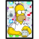 Ver imagem 1 de Quadro Homer Simpsons Cerveja Desenho com Moldura G10