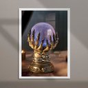 Ver imagem 2 de Quadro Decorativo Bola de Cristal 24x18cm - com Vidro:moldura Branca