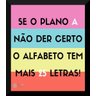Quadros Decorativos Frase Motivacional 25X30Cm Com Vidro Sa8 - 3
