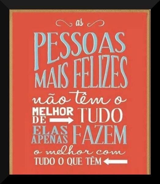 Quadros Decorativos Frase Motivacional 25X30Cm Com Vidro Sa8 - 1