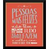 Quadros Decorativos Frase Motivacional 25X30Cm Com Vidro Sa8 - 1
