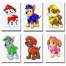 Kit 6 Quadros Decorativos Desenho Infatil Patrulha Canina - 6