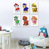 Kit 6 Quadros Decorativos Desenho Infatil Patrulha Canina - 3