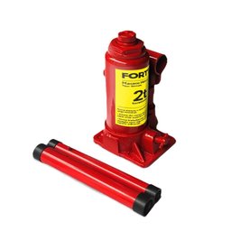 Macaco Hidráulico Tipo Garrafa 2 Ton Fortt Vermelho - Mhg001-2ton - 2