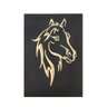 Quadro Cavalo Animal Pet- Entalhado Madeira - Moderno - 1