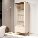 Ver imagem 1 de Cristaleira Nova Orleans Off White Nature Dourado