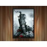 Quadro Decorativo Assassins Creed Games Jogos Com Moldura 01 - 4