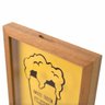 Quadro Porta Tampinhas De Cerveja Decorativo 42X32Cm - 3