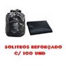 Saco De Lixo 50l Preto Reforçado 100 Unidades Fabricante - 1