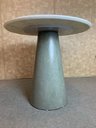 Ver imagem 2 de Mesa de Jantar Cone Cimento Queimado 80 cm Tampo Mármore Branco Extra Personal Decor Mesa de Jantar
