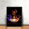Quadro Com Moldura Fnaf Five Nights At Freddy'S Animatronics - 1