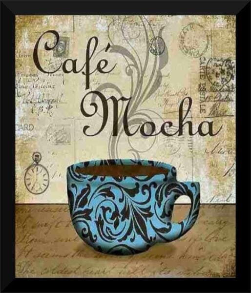 Kit 2 Quadros Decorativos Café Cozinha 25X30Cm Vidro Sa14 - 3
