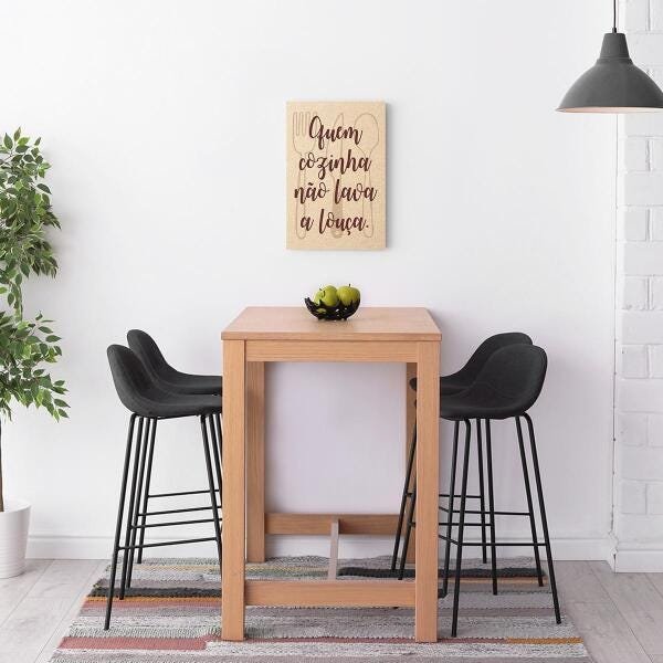 Quadro Para Cozinha Frase Quem Cozinha Não Lava A Louça - 2