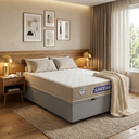 Ver imagem 1 de Cama Box Baú + Colchão Gazin de Espuma D28 Double Face Force Plus Casal 138 cm