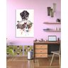 Quadro Decorativo Mulher E Borboleta Para Quarto 1 Peça - 2