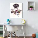 Ver imagem 5 de Quadro Decorativo Mulher E Borboleta Para Quarto 1 Peça