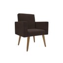 Ver imagem 5 de Kit Sófa 2 Lugares e 2 Poltronas para Sala de Estar Recepção Marrom