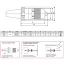 Ver imagem 5 de Mandril Aperto Rápido Integrado Modelo Sk40 Apu16 - Din 69871