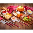 Ver imagem 2 de Conjunto Luxo de Talheres 25 Peças Laguiole La Tour Bordô