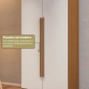 Ver imagem 7 de Guarda-Roupa Modulado Roupeiro 2 Portas 2 Gavetas Versatille Yescasa