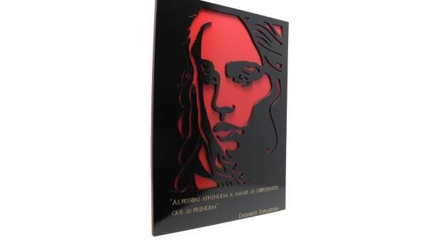 Quadro Decorativo Daenerys Targaryen - 35X25Cm - 2