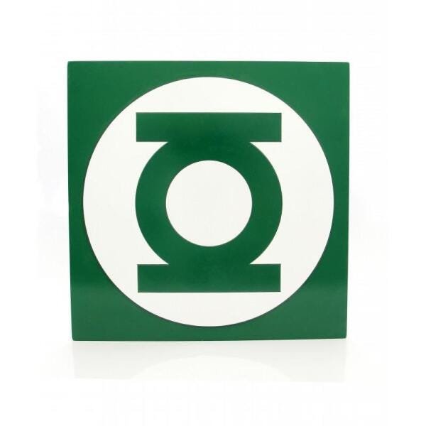Quadro Decorativo Super Herói Lanterna Verde- 40X40Cm - 1