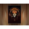 Quadro Decorativo Leão Animais Geek Nerd G01 - 3