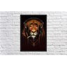 Quadro Decorativo Leão Animais Geek Nerd G01 - 4
