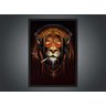 Quadro Decorativo Leão Animais Geek Nerd G01 - 2