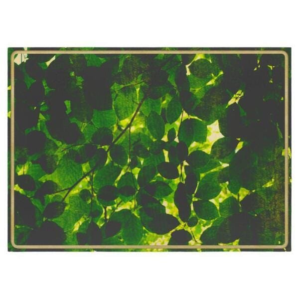 Quadro Trenddecor Folha06 Borda Vazada 75X50Cm - 1