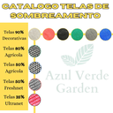 Ver imagem 5 de Tela Decorativa Sombrite 90% Preto 4x2 Bainha e Ilhós