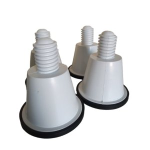 Kit 04 Pé Nivelador para Lavadora Electrolux