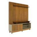 Ver imagem 3 de Home Theater Ares para Tv de até 75 Polegadas (com Rodízios) - Cumaru Opala - Madetec