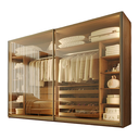 Ver imagem 4 de Guarda Roupa Samara 2 Portas Reflecta Flutuantes 100 MDF - Móveis Europa