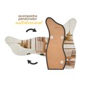 Ver imagem 5 de Espelho do Pinterest Corpo Inteiro de Chão Moldura Couro 3cm Grande 70x170cm - Mod. Curves Caramelo