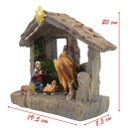 Ver imagem 4 de Presépio De Natal Realista Em Resina Iluminado Fita De Led 2