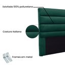 Ver imagem 3 de Cabeceira Solteiro 90cm Greta Veludo - Lucadi Home