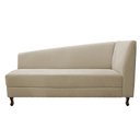 Ver imagem 2 de Kit Diva Recamier Heitor 160cm Lado Esquerdo e 02 Poltronas Luiza Suede - Doce Sonho Móveis RECAMIER
