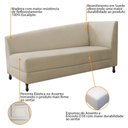 Ver imagem 6 de Kit Diva Recamier Heitor 160cm Lado Esquerdo e 02 Poltronas Luiza Suede - Doce Sonho Móveis RECAMIER