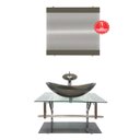 Ver imagem 1 de GABINETE DE VIDRO SÉRVIA 60CM IQ INOX OURO ENVELHECIDO EK