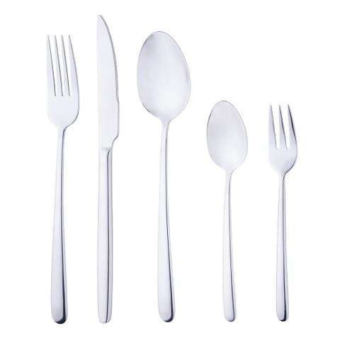 Faqueiro com 30 peças de aço inox Viena