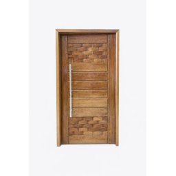Porta Pivotante de Madeira Maciça 214x108 C/fechadura e Puxador - 4 Porta Pivotante de Madeira Maciça 214x108 C/fechadura e Puxador - 4